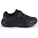 Campus Velcro Black Shoes for Kids (Bingo Collection)